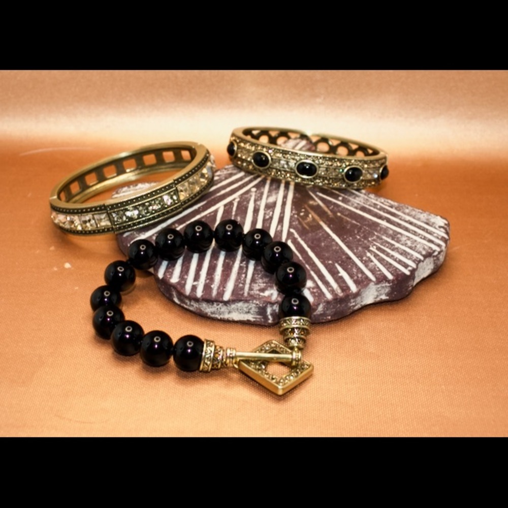 Heidi Daus Tantalizing Trio 3 Pc Bracelet Set